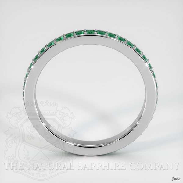 Platinum 950 Emerald Eternity Wedding Band
