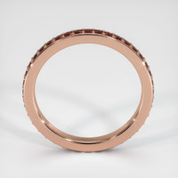 14K Rose Gold Ruby Eternity Wedding Band Image