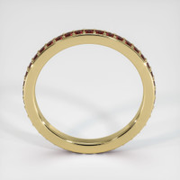 14K Yellow Gold Ruby Eternity Wedding Band Image