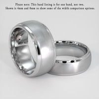 Platinum 950 Men's Plain Band Image