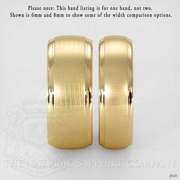 14K Yellow Gold Men's Plain Band