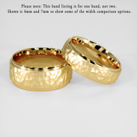 14K Yellow Gold Men's Plain Band Video