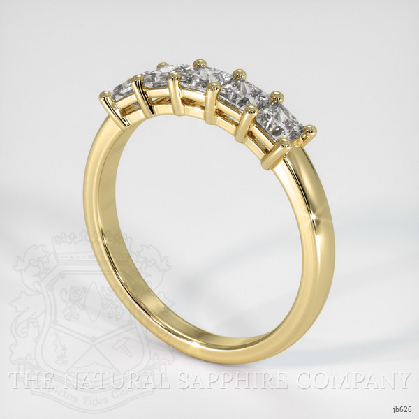 14K Yellow Gold Diamond Prong Wedding Band