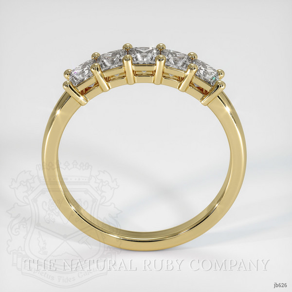 14K Yellow Gold Diamond Prong Wedding Band