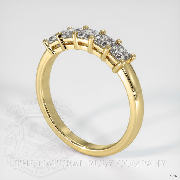 18K Yellow Gold Diamond Prong Wedding Band