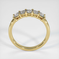 18K Yellow Gold Diamond Prong Wedding Band Image