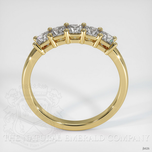 18K Yellow Gold Diamond Prong Wedding Band