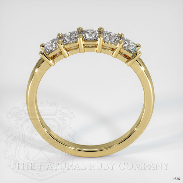 18K Yellow Gold Diamond Prong Wedding Band