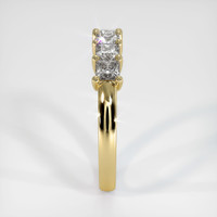 18K Yellow Gold Diamond Prong Wedding Band Image