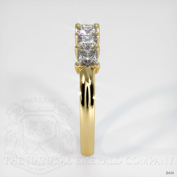 18K Yellow Gold Diamond Prong Wedding Band