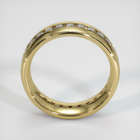 14K Yellow Gold Diamond Men's Wedding Band Image