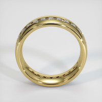 18K Yellow Gold Diamond Men's Wedding Band Image