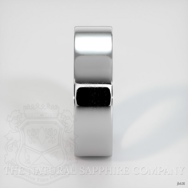 14K White Gold Diamond Men's Wedding Band