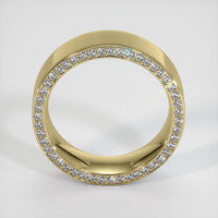 14K Yellow Gold Diamond Men's Wedding Band Image