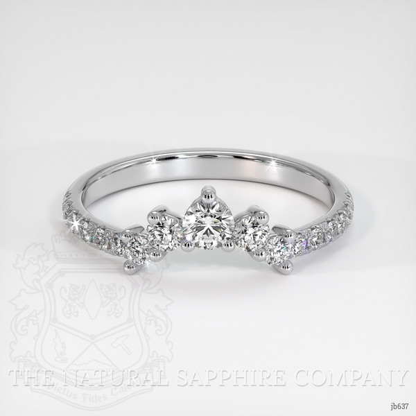 Platinum 950 Diamond Pave Wedding Band