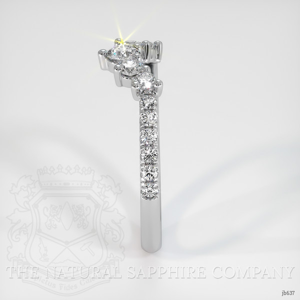 18K White Gold Diamond Pave Wedding Band