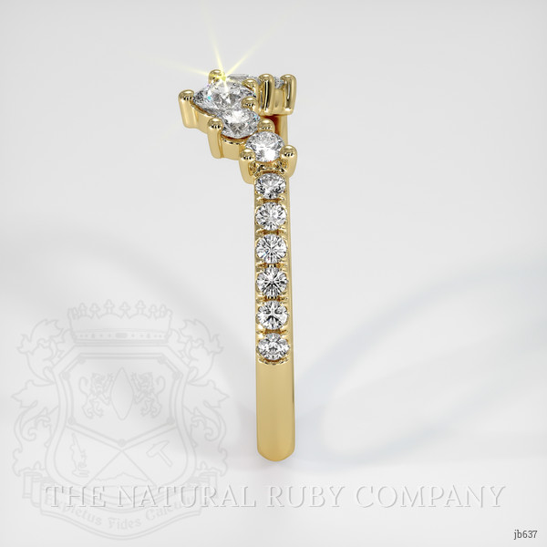 18K Yellow Gold Diamond and Diamond and Diamond Pave Wedding Band