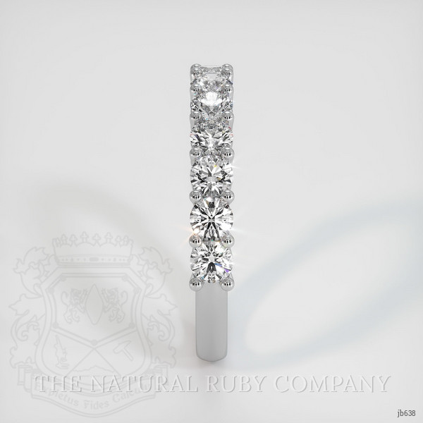 Platinum 950 Diamond Prong Wedding Band