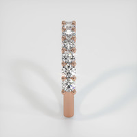 14K Rose Gold Diamond Prong Wedding Band Image