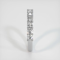 18K White Gold Diamond Prong Wedding Band Image