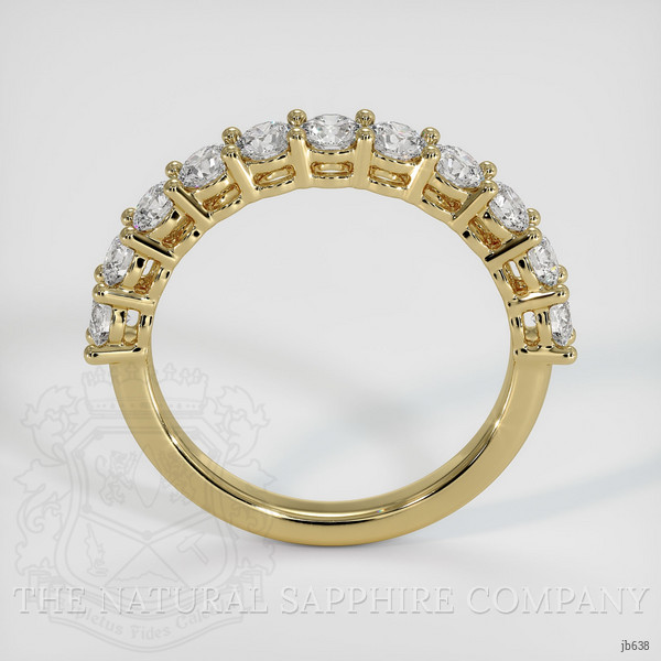 14K Yellow Gold Diamond Prong Wedding Band
