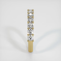 14K Yellow Gold Diamond Prong Wedding Band Image