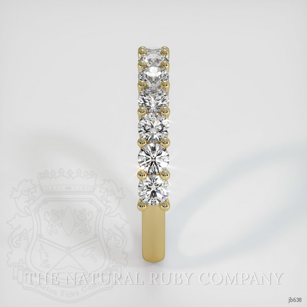 14K Yellow Gold Diamond Prong Wedding Band