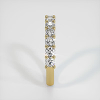 18K Yellow Gold Diamond Prong Wedding Band Image