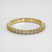 18K Yellow Gold Diamond Antique Style Wedding Band Video
