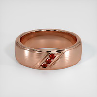 14K Rose Gold Men's Wedding Band Video
