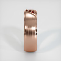 14K Rose Gold Men's Wedding Band Image