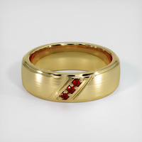 14K Yellow Gold Men's Wedding Band Video