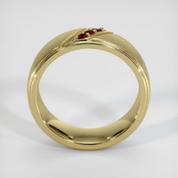 14K Yellow Gold Men's Wedding Band Image