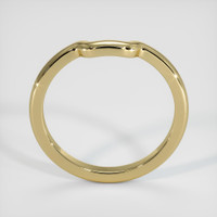 14K Yellow Gold Curved Plain Band Image