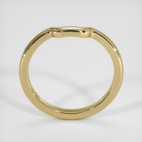18K Yellow Gold Curved Plain Band Image