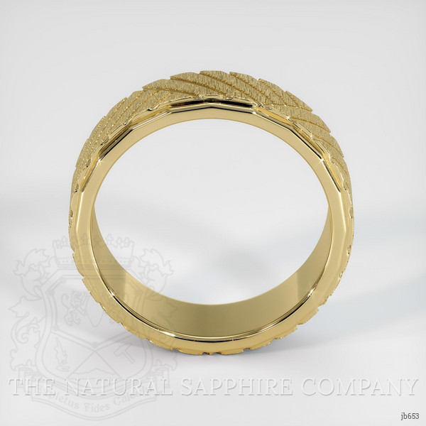 14K Yellow Gold Men's Plain Band