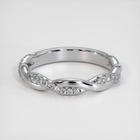 Platinum 950 Pave Wedding Band Video