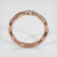 14K Rose Gold Pave Wedding Band Image