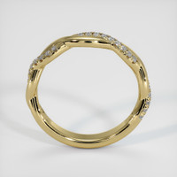 14K Yellow Gold Pave Wedding Band Image