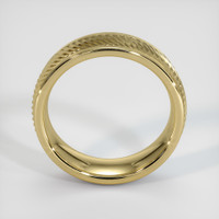 14K Yellow Gold Men's Plain Band Image