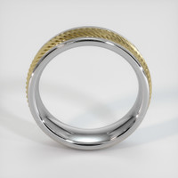 14K Yellow & White Men's Plain Band Image