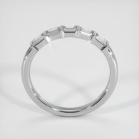 14K White Gold Diamond Channel Wedding Band Image