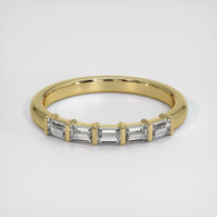 14K Yellow Gold Diamond Channel Wedding Band Video