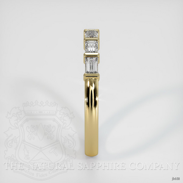 14K Yellow Gold Diamond Channel Wedding Band