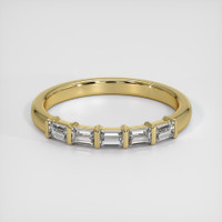 18K Yellow Gold Diamond Channel Wedding Band Video