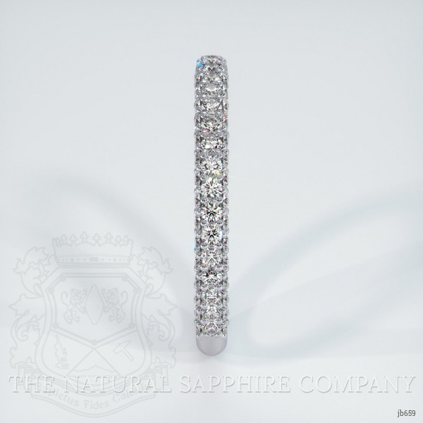 Platinum 950 Diamond Pave Wedding Band