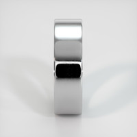 Platinum 950 Emerald Men's Wedding Band Image