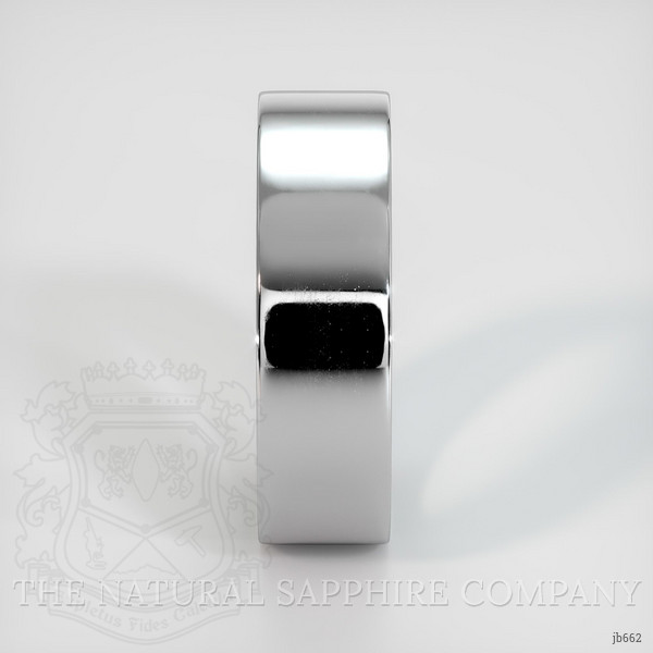 Platinum 950 Emerald Men's Wedding Band