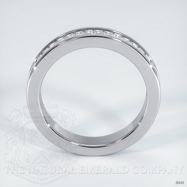 Platinum 950 Diamond Channel Wedding Band