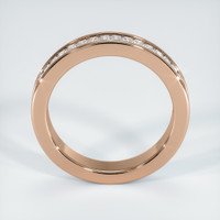 14K Rose Gold Diamond Channel Wedding Band Image